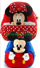 14inch Red Mickey Mouse Kid Backpack School Bags , For Children and Promotion Gifts