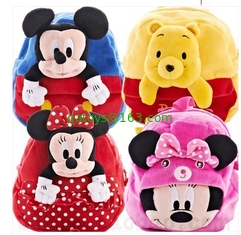 14inch Red Mickey Mouse Kid Backpack School Bags , For Children and Promotion Gifts