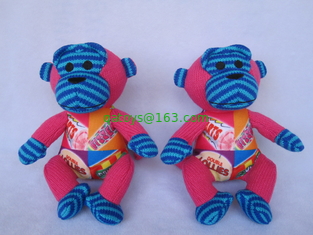 9inch Lovely Knitted Monkey Stuffed Animal Plush Toy For Promotion Gifts​​