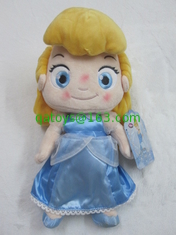 Custom Children Disney Plush Toys Princess Cinderella Doll 12 inch