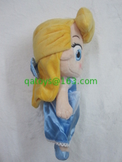Custom Children Disney Plush Toys Princess Cinderella Doll 12 inch
