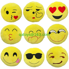22 styles Emoji Emoticon Yellow and Round Stuffed Cushions And Pillows For Home Decoration