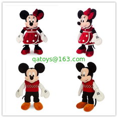 Christmas Minnie Mouse and Mickey Mouse Disney Plush Toys 40cm
