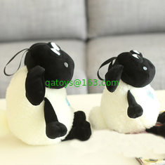 Cartoon Shaun Sheep Animal Soft Plush Toys Hot Stuffed Black White