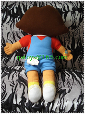 Fashion Dora Explorer Cartoon Plush Toys Red Blue Brown 45cm Custom