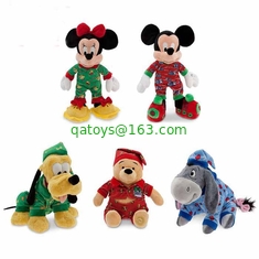 Cute Sleepwear Disney Stuffed Toys Christmas Holiday Promotion Red Blue