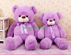 Fashion Purple Large Teddy Bear Jumbo Stuffed Animal Toys Big Size