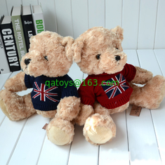 12 Inch Lovely Teddy Bear Stuffed Animal Toys OEM / ODM Welcomed