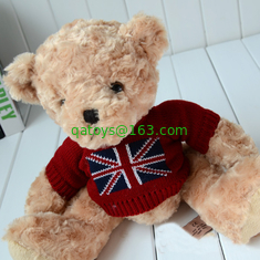 12 Inch Lovely Teddy Bear Stuffed Animal Toys OEM / ODM Welcomed
