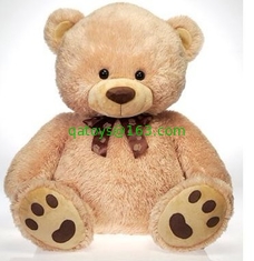 12 Inch White Teddy Bear Holiday Stuffed Toys Embroidery Printing