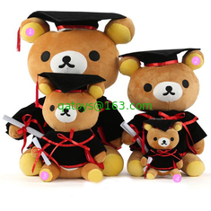 18 Inch Doctor Graduation Teddy Bear Stuffed Soft Plush Toys For Collection Celebration