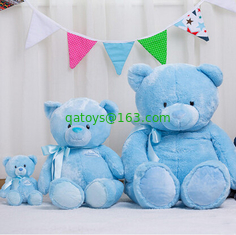 Lovely 12 Inch Blue Teddy Bear Stuffed Soft Plush Toys For Promotion Gifts