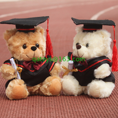 Doctor Graduation Plush Teddy Bear For Graduation Celebration 30cm