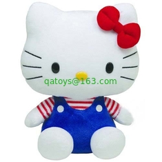 20cm Lovely Orange Hello Kitty Cartoon Stuffed Plush Toys For Collection
