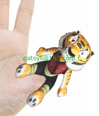 4 inch Fashon Kungfu Panda Plush Finger Puppets Kids Finger Puppets