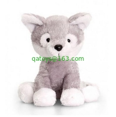 Wild Animal Husky / Giraffe / Donkey / Lemur / Meerkat Stuffed Plush Toys 15cm