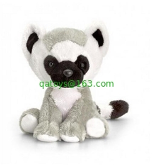 Wild Animal Husky / Giraffe / Donkey / Lemur / Meerkat Stuffed Plush Toys 15cm