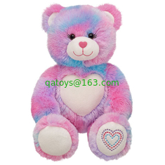 Fashion And Pink Teddy Bear Stuffed Animal Toys Fashion Soft material