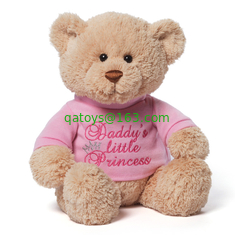 Fashion And Pink Teddy Bear Stuffed Animal Toys Fashion Soft material