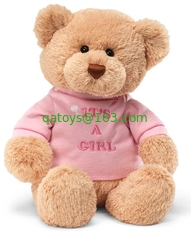 Fashion And Pink Teddy Bear Stuffed Animal Toys Fashion Soft material