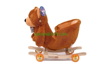 Lovely Cute Baby Toys Teddy Bear Plush Baby Rocking Animal Chair