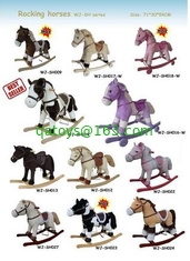 Plush Rocking Horse Collection Cute Baby Toys For Children Ride on Playing