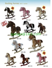 Plush Rocking Horse Collection Cute Baby Toys For Children Ride on Playing