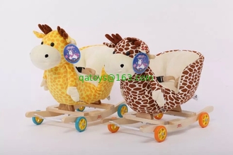 Baby Rocking Animal Chair Cute Baby Toys Little Mermaid Plush Doll