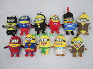 Despicable me 3 Minions with 3D eye / Avengers Plush Toys / Super Hero Super man , Batchman , Iron Man  ,spiderman