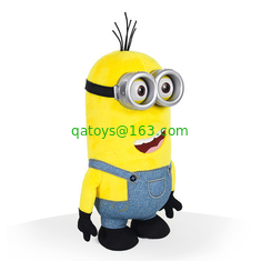 Despicable me 3 Minions 3D eye Cartoon Plush Toys Yellow 22cm