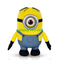 Despicable me 3 Minions 3D eye Cartoon Plush Toys Yellow 22cm