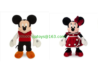 Christmas Minnie Mouse and Mickey Mouse Disney Plush Toys 40cm