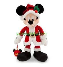 Fashion Christmas Mickey Mouse and Minnie Mouse Disney Plush Toys 40cm