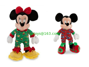 Custom Disney Plush Toys Mickey Mouse With Sleepwear Stuffed 40cm