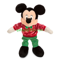 Disney Christmas Mickey Mouse and Minnie Mouse Red and Green