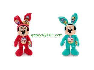 Easter Plush Minnie Mouse and Mickey Mouse , Soft Toys For Festival Celebrate