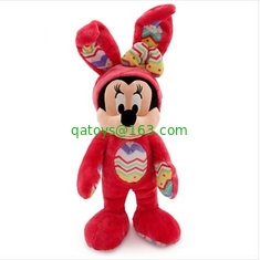 Easter Plush Minnie Mouse and Mickey Mouse , Soft Toys For Festival Celebrate