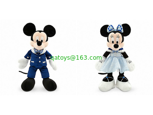 Disneyland Diamond Celebration Plush Mickey Mouse and Minnie Mouse