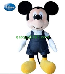 Black Disney Plush Toys Black Mickey Mouse And Minnie Mouse 16 inch