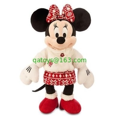 Fashion Disney Plush Toys Christmas Mickey and Minnie Mouse 40cm