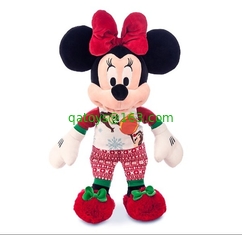 Fashion Cute Disney Plush Toys Christmas Mickey And Minnie Mouse 40cm Height