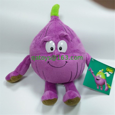 Eco friendly Vegetable Fruit Assorted Stuffed Baby Plush Toys Red / Green / Yellow