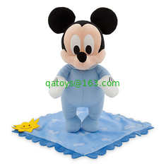 Original Disney Babies Mickey Mouse Plush Doll / Plush Toys 30cm Blue Color