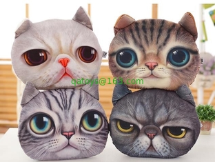 Animal Face 3D printing stuffed Plush toys for funny 45cm