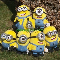 20cm Cartoon Plush Toys Minions With 3D Eye For Crane Vending Toy Machine