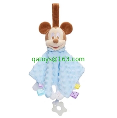 Cute and Lovely Baby comfort blanket with soft toy 35*35cm