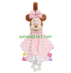 Cute and Lovely Baby comfort blanket with soft toy 35*35cm