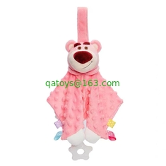 Cute and Lovely Baby comfort blanket with soft toy 35*35cm
