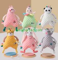 Baby comfort blanket with Plush Stuffed soft toy 40*26cm