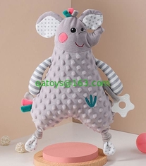 Baby comfort blanket with Plush Stuffed soft toy 40*26cm
